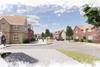 Countryside Artists impression of street scene Keresley 1