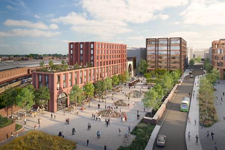 York Central Coal Drops aerial