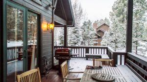 winter porch